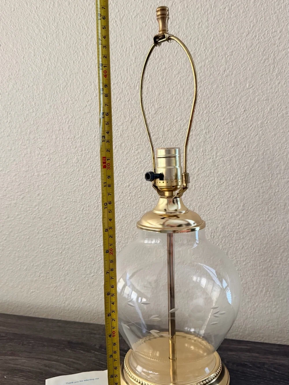 Princess House Heritage Ginger Jar Lamp #071